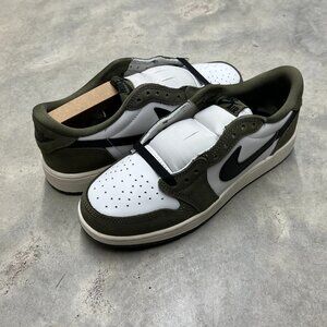 Nike Air Jordan 1 Retro Low OG Kid's GS Medium Olive Black HQ6999 200 - New